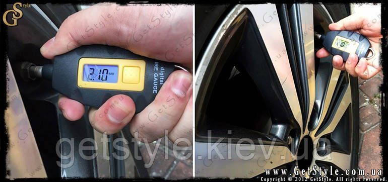 Автомобільний манометр для вимірювання тиску - "Tyre Gauge" 2182 фото