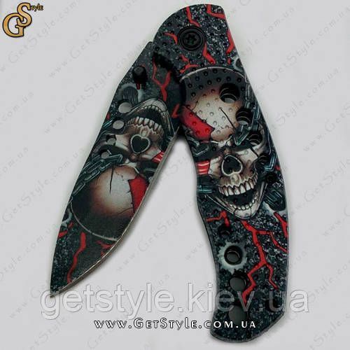 Складаний ніж Scull Knife подарункове паковання 3299 фото