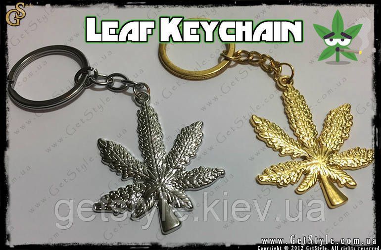 Брелок - "Leaf Keychain" + подарункова упаковка 2594 фото