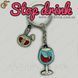 Брелок Stop Drink Keychain в подарочной упаковке 3265 фото 1