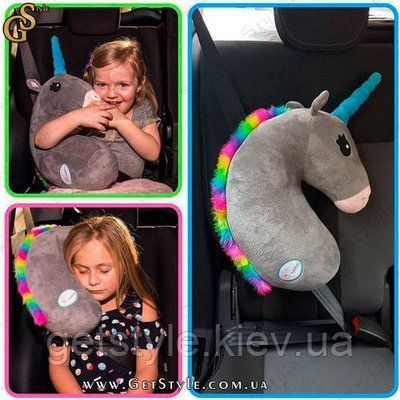 Накладка на ремінь безпеки Єдиноріжка Unicorn 40 см 3467 фото