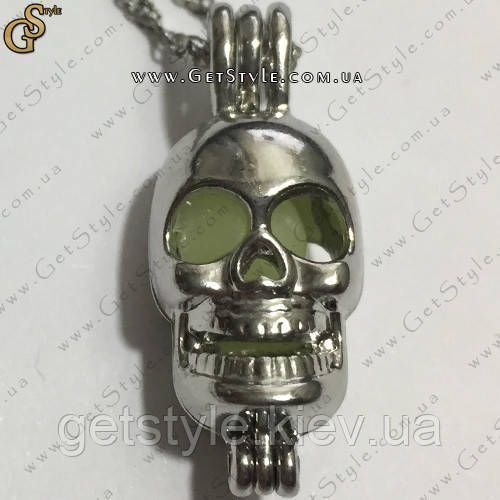 Прикраса на шию - "Scull Light" + подарункова упаковка 2329 фото