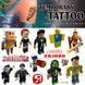 Дитячі татуювання Роблокс Roblox Tatto Set 14 шт. 3589 фото 1
