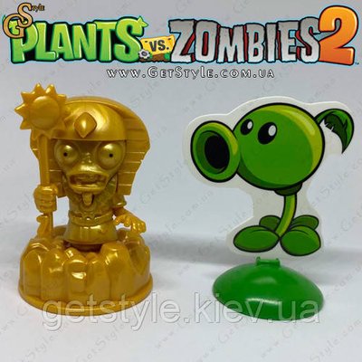 Фігурка золотої Зомбіultus Plants vs Zombie 2 в 1 3390 фото