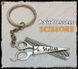 Винтажный брелок - "Hairdressers Scissors" в подарочной упаковке 2046 фото 5