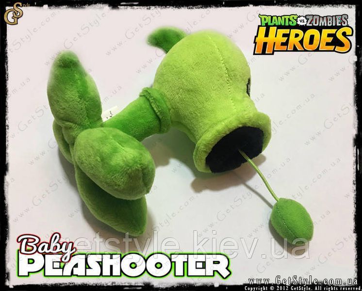 Дитинча Горохострел з Plants vs. Zombies - "Peashooter Baby"- 17 х 14 см 1658-1 фото