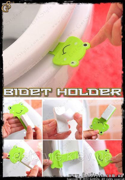 Ручка-держатель для крышки унитаза - "Bidet Holder" - 4 шт 2277 фото