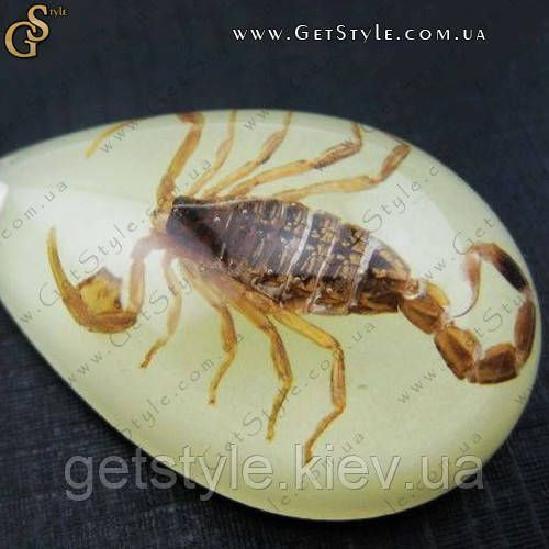 Кулон с белым скорпионом - "White Scorpion" - светиться в темноте! 1933 фото