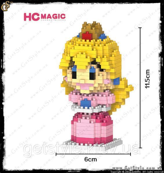 Конструктор Принцеса Піч з Mario - "Peach Princess" - 11.5 х 6 см 2912-1 фото