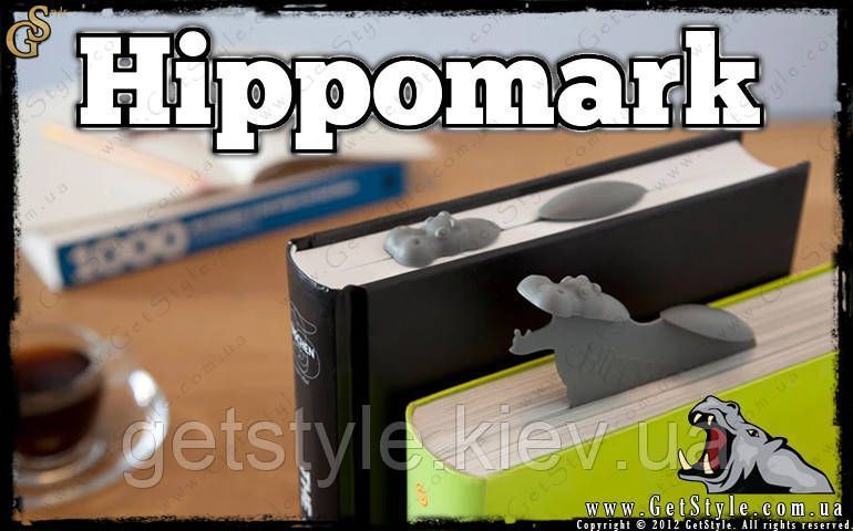 Закладка Бегемот - "Hippomark" 2793 фото
