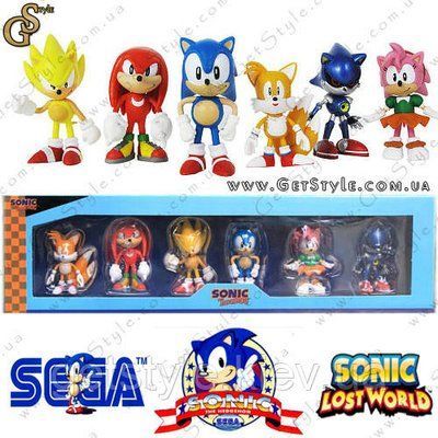 Набор фигурок Соник - "Sonic Box" - оригинальная упаковка 1293-3 фото