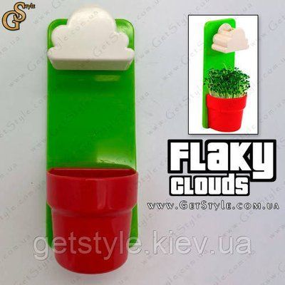 Цветочный горшок Домашний Дождик Flaky Clouds 18 х 7 см 1471-2 фото
