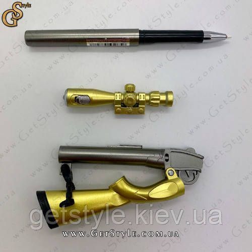 Гелиевая ручка трансформер Снайперская винтовка Sniper Rifle с фонариком 3128 фото