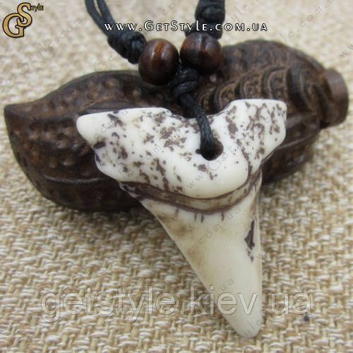 Акриловый Зуб Акулы - "Shark Tooth" - оберег защиты! 1727-1 фото