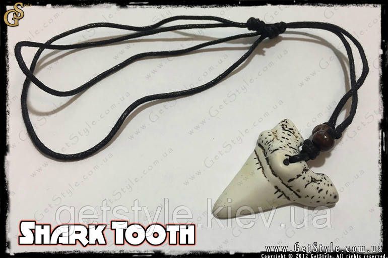 Акриловий Зуб Акули - "Shark Tooth" - оберіг захисту! 1727-1 фото