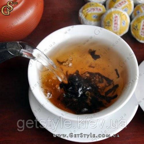 Китайський чай Пуер - "Puer Tea" - 40 шт. (міні точа) + Подарунковий мішечок 1255 фото