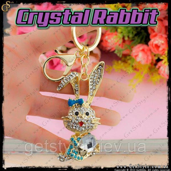 Брелок Кришталевий зайчик - "Crystal Rabbit" 2106 фото