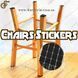 Наклейки для стільця і столу - "Chairs Stickers" - 96 шт 2812 фото 1