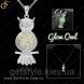 Прикраса Сова - "Glow Owl" - світиться в темряві 2158 фото 1