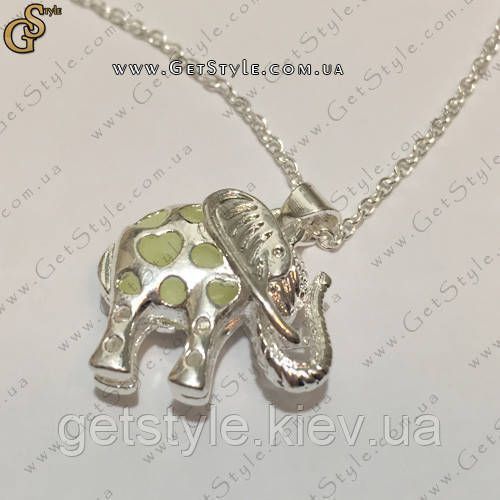 Подвеска на шею - "Glowing Elephant" - светится в темноте 2092 фото