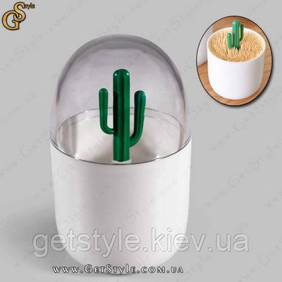 Підставка для зубочисток і ватних паличок - "Cactus Toothpick" 1111 фото