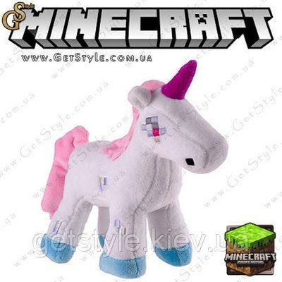 Іграшка Єдиноріг Minecraft - "Unicorn" - 18 х 16 см 2428 фото
