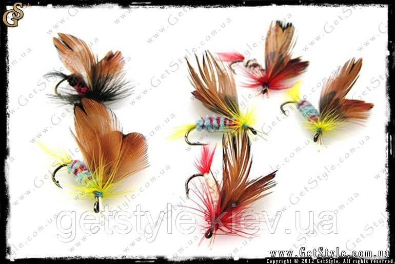 Набор мушек для нахлыстовой рыбалки - "Fly Fish" - 12 шт 1596 фото