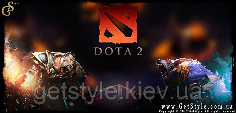 Светящийся брелок Dota 2-"Dota Keychain"+подарочная упаковка 1655 фото