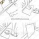 Диатомитовый килимок - "Wooden Mat" мармуровий колір 2516 фото 3