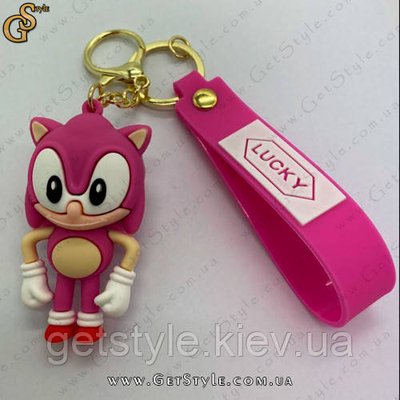 Брелок Соник Baby Sonic Keychain малиновий 3071-2 фото