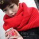 Шарф-хомут (снуд) - "Scarf Collar" - красный цвет в наличии 7015 фото 1