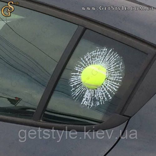Наклейка на скло тенісний м'яч - "Tennis Ball" - Оригінал 1843 фото