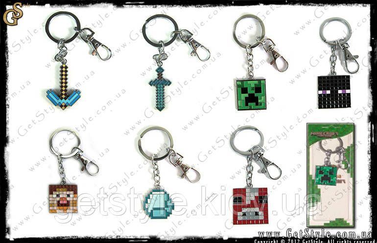 Брелоки Minecraft - "Minecraft Keychain" - 1 шт 2147 фото