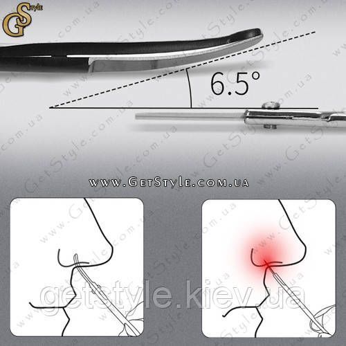 Ножницы для удаления волос из носа Nose Scissors в боксе 2484 фото