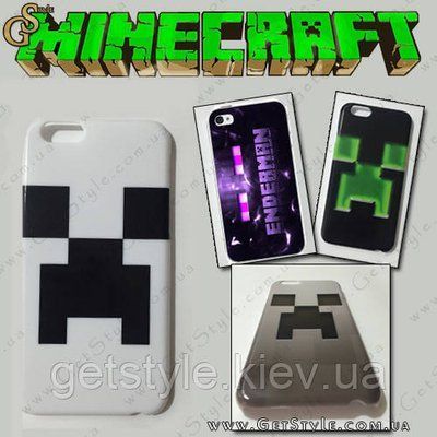 Чохол для iPhone 4/5/6 Майнкрафт - "Minecraft Case" 1851 фото