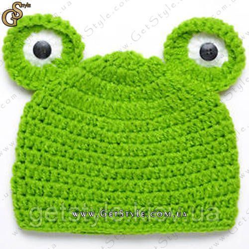 Шапочка для малыша - "Frog Hat" - 6 мес. 7016 фото