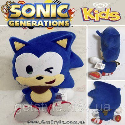 Игрушка из серии героев Sonic Kids - "Little Sonic" - 25 см. 2292 фото