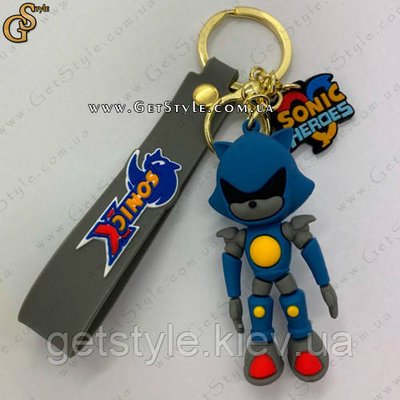 Брелок Соник Sonic Keychain сірий 3072-4 фото