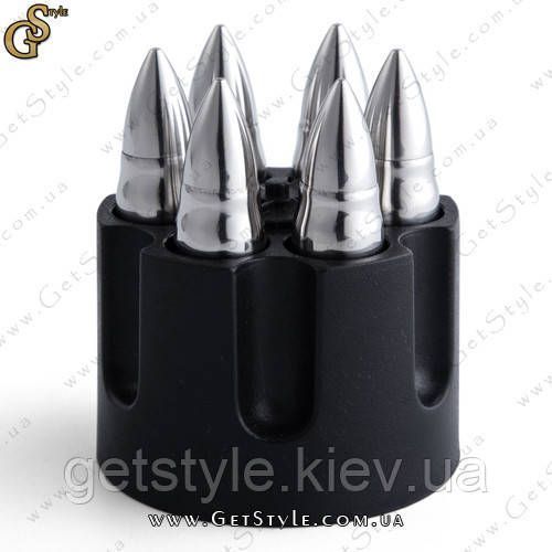 Пули для виски Whiskey Bullets - 6 шт. с барабаном. 2537-1 фото