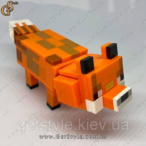 Конструктор фігурка Лис Майнкрафт Fox Minecraft&nbsp;13 см 4014 фото