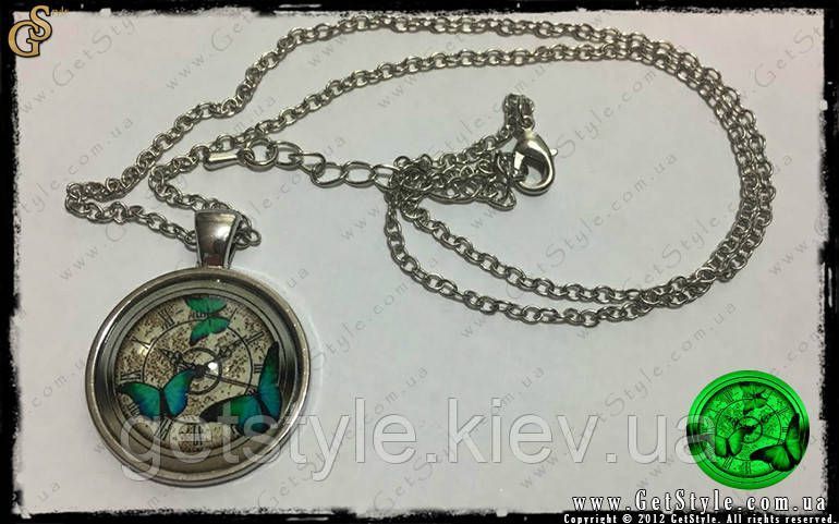 Украшение на шею - "Butterfly Time" + подарочная упаковка 2526 фото