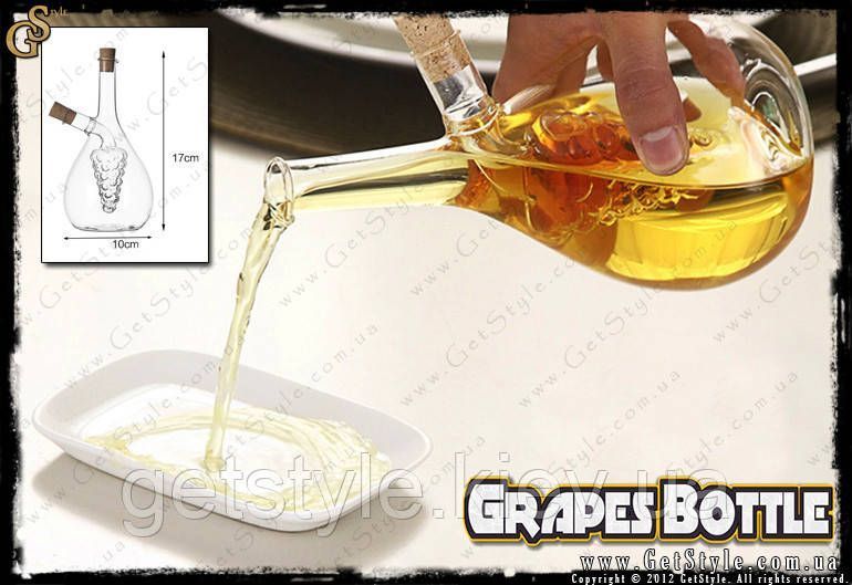 Пляшка для олії та оцту &mdash; "Grapes Bottle" 2204 фото