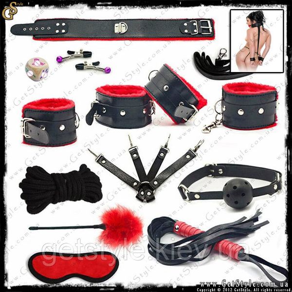 Набор для романтических игр - "Fetish Set" - 12 в 1 2102 фото