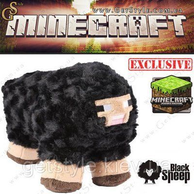 Чорна овечка з Майнкрафт - "Black Sheep" - 26 х 20 см 1790 фото