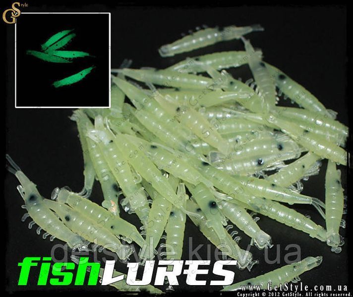 Силиконовая приманка в форме креветки Fish Lures 25 шт 1956 фото