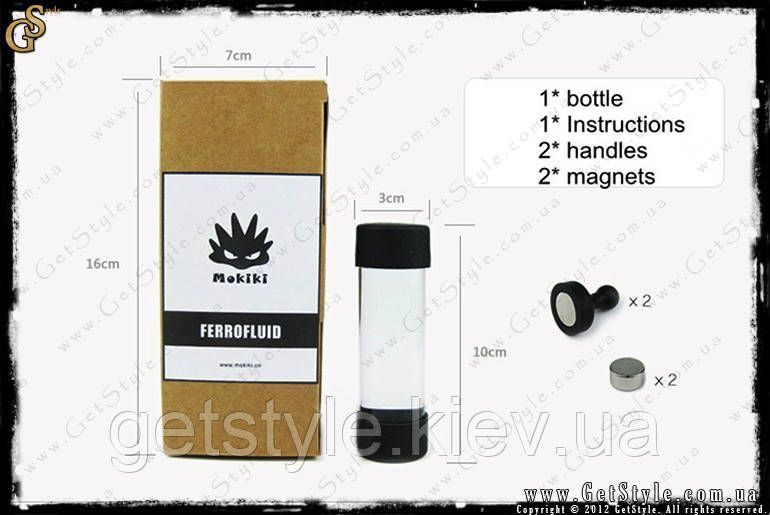 Ферромагнит - "Ferrofluid" - Синій колір! 2162 фото